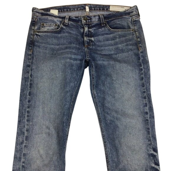 Rag & Bone Dre Boyfriend Acid Wash Womens Jeans Size 29 Made In USA - Picture 11 of 13